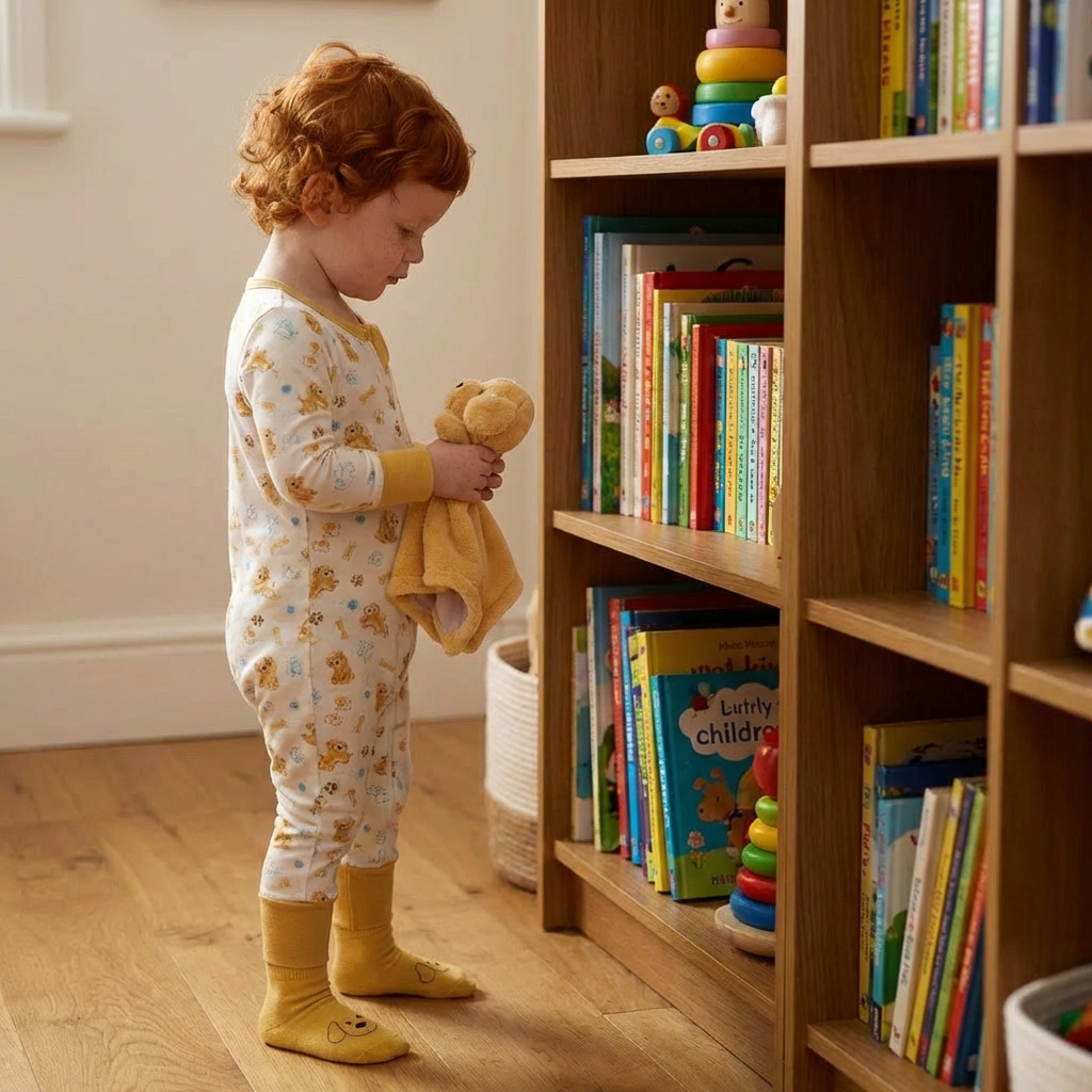 Alternative view of Golden Dog Footie Pajamas