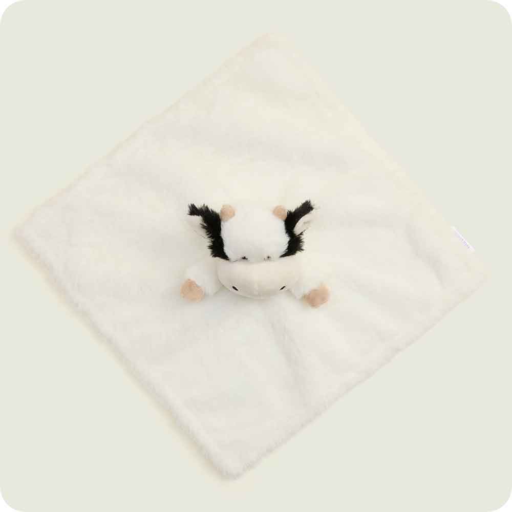 Black and White Cow Lovey Blanket Warmies - Image 3