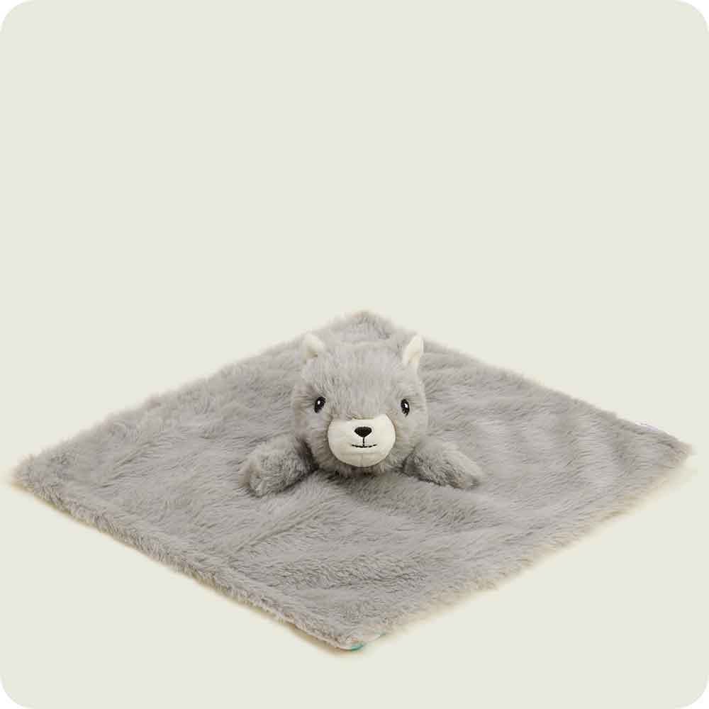 Gray Squirrel Lovey Blanket Warmies - Image 5