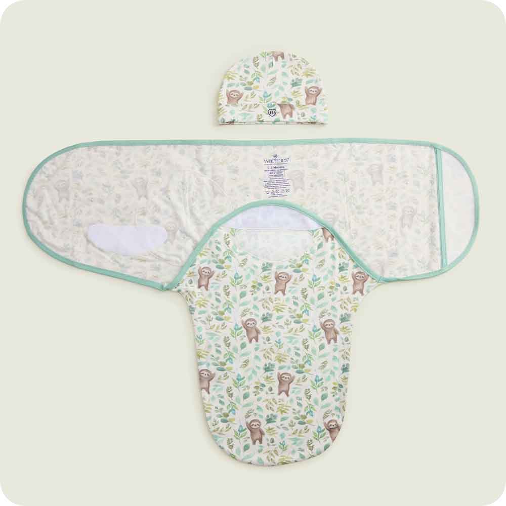 Sloth Swaddle & Beanie Gift Set - Image 3