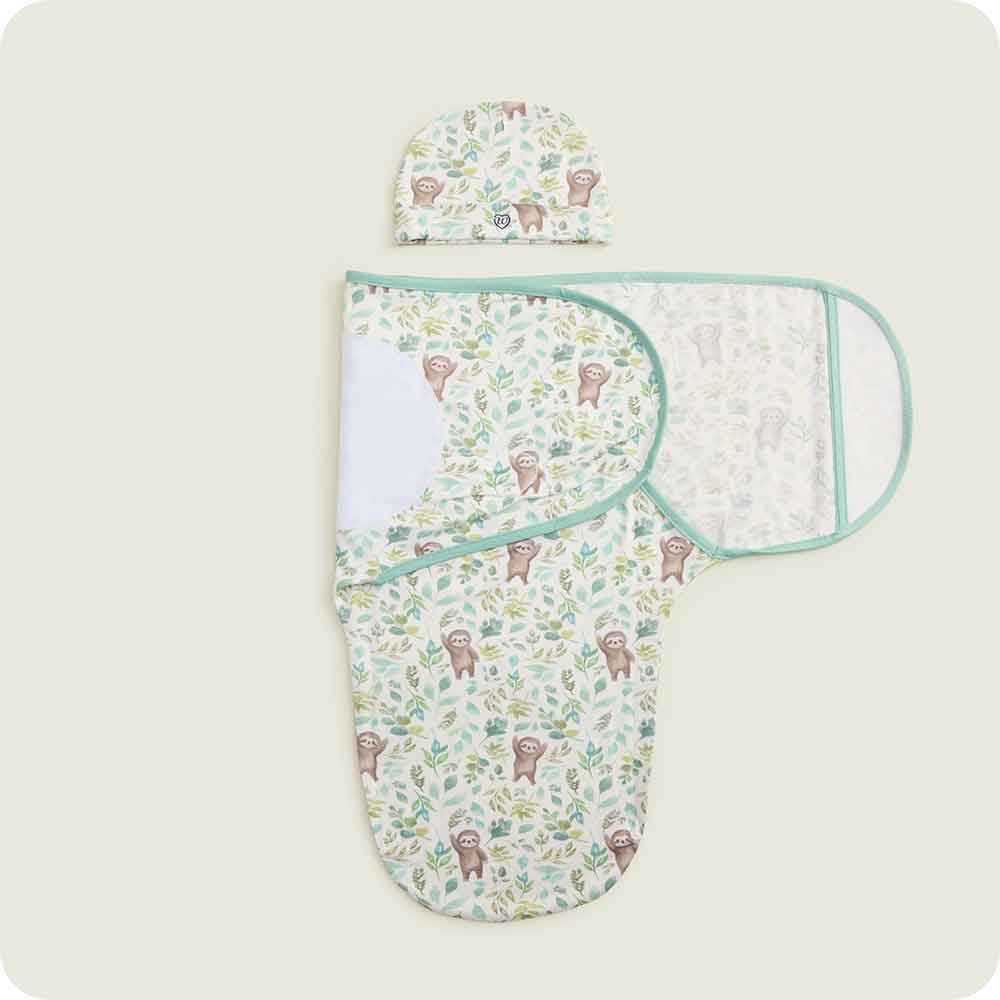 Sloth Swaddle & Beanie Gift Set - Image 4