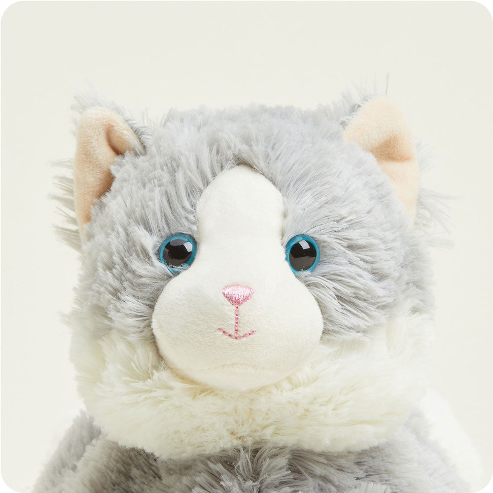 Alternative view of Laying Down Gray Cat Warmies