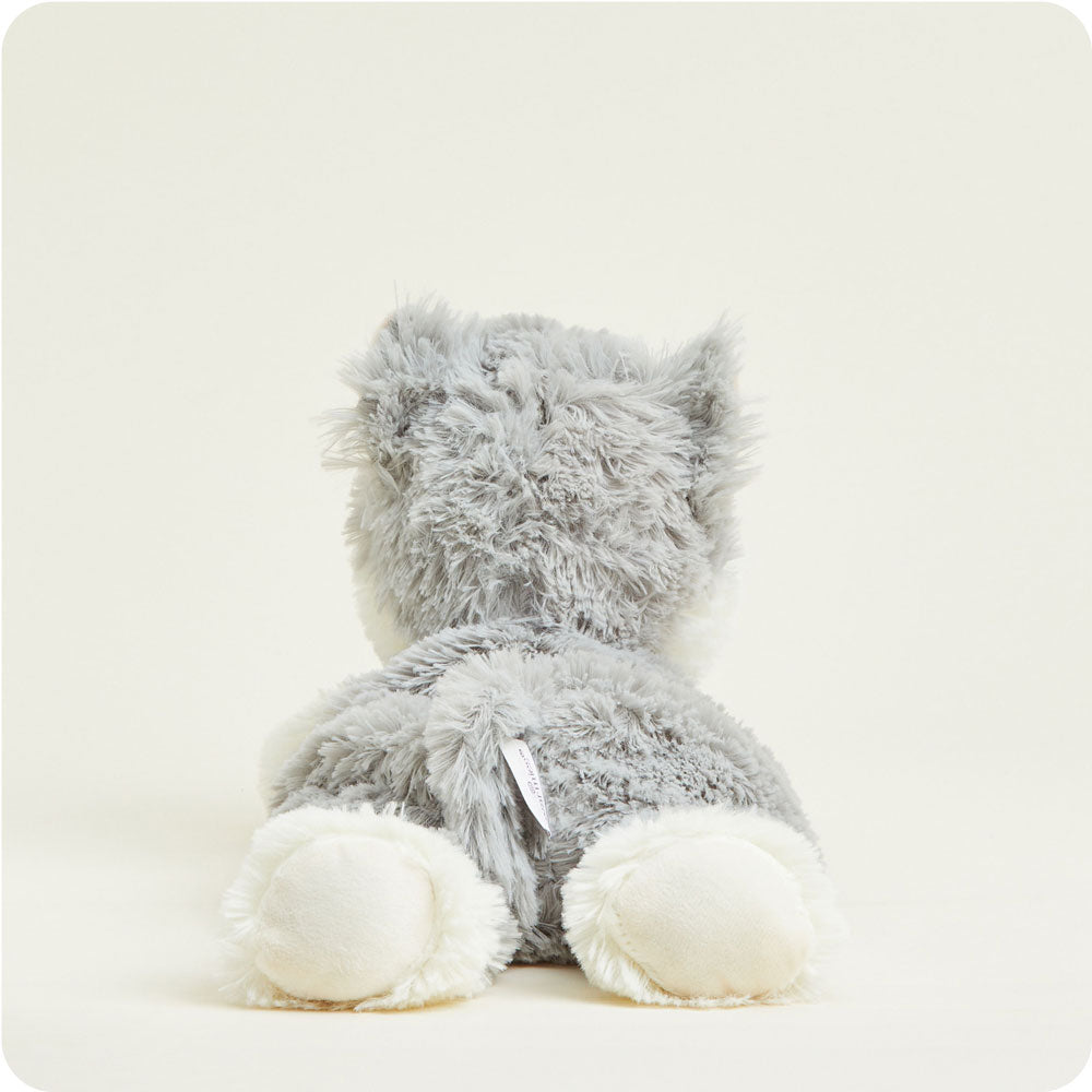 Laying Down Gray Cat Warmies - Image 4
