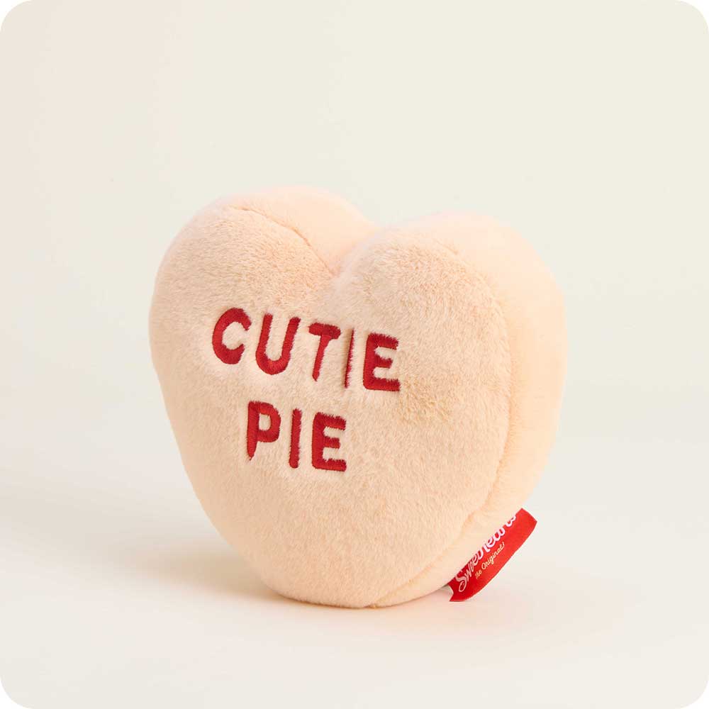 Alternative view of Sweethearts Peach Cutie Pie Heart Warmies