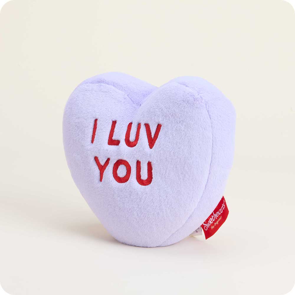 Alternative view of Sweethearts Purple I Luv You Heart Warmies