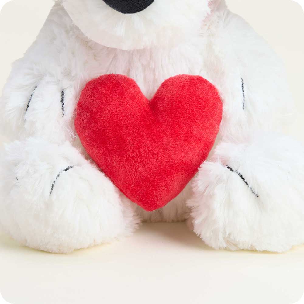 Alternative view of Red Heart Snoopy Warmies