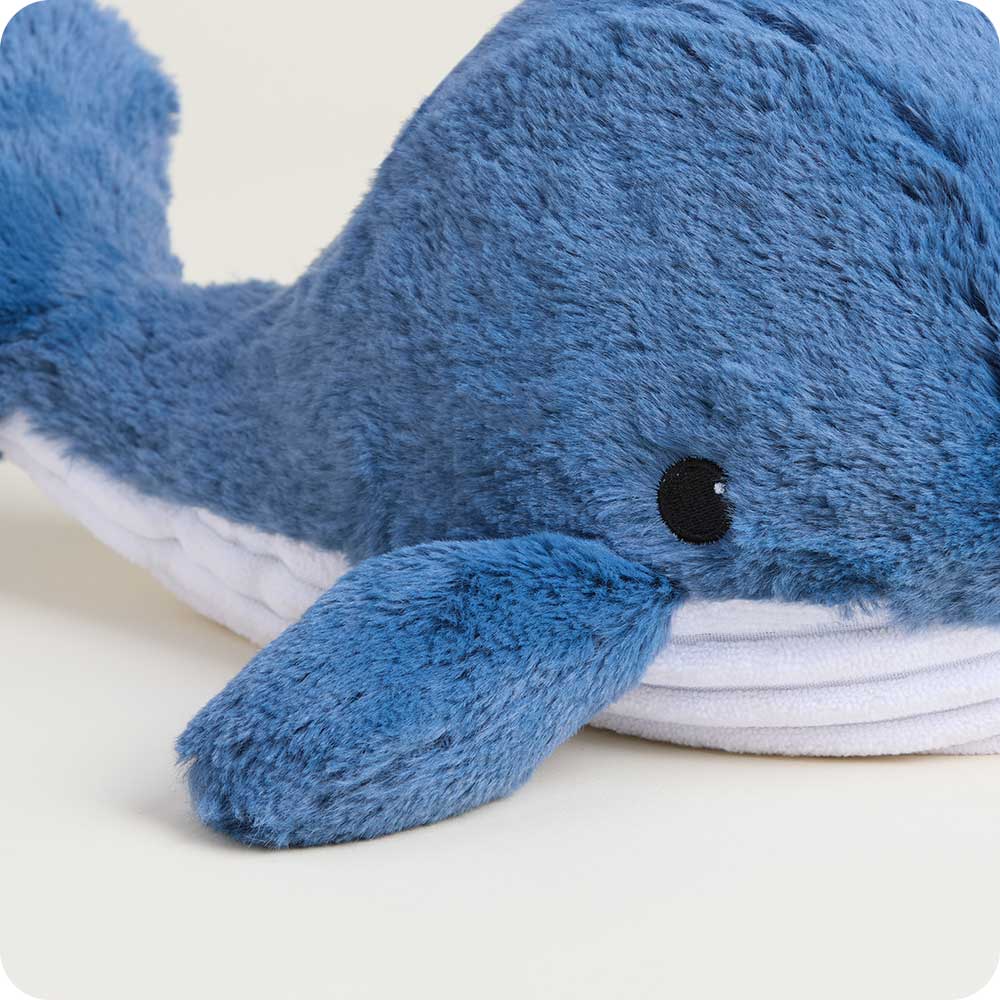 Alternative view of Blue Whale Warmies