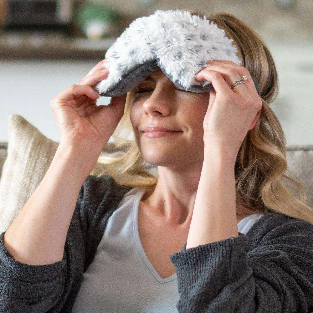 Alternative view of Snowy Eye Mask Warmies