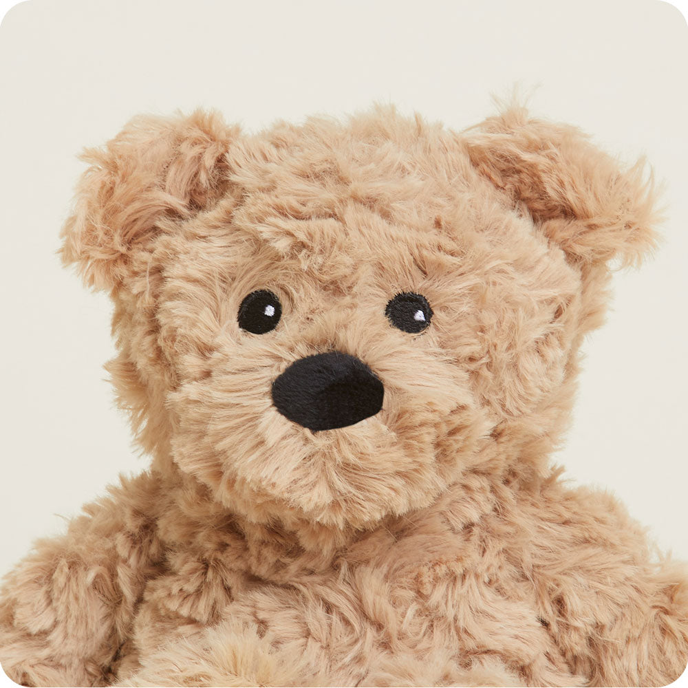 Alternative view of Brown Curly Bear Warmies Junior