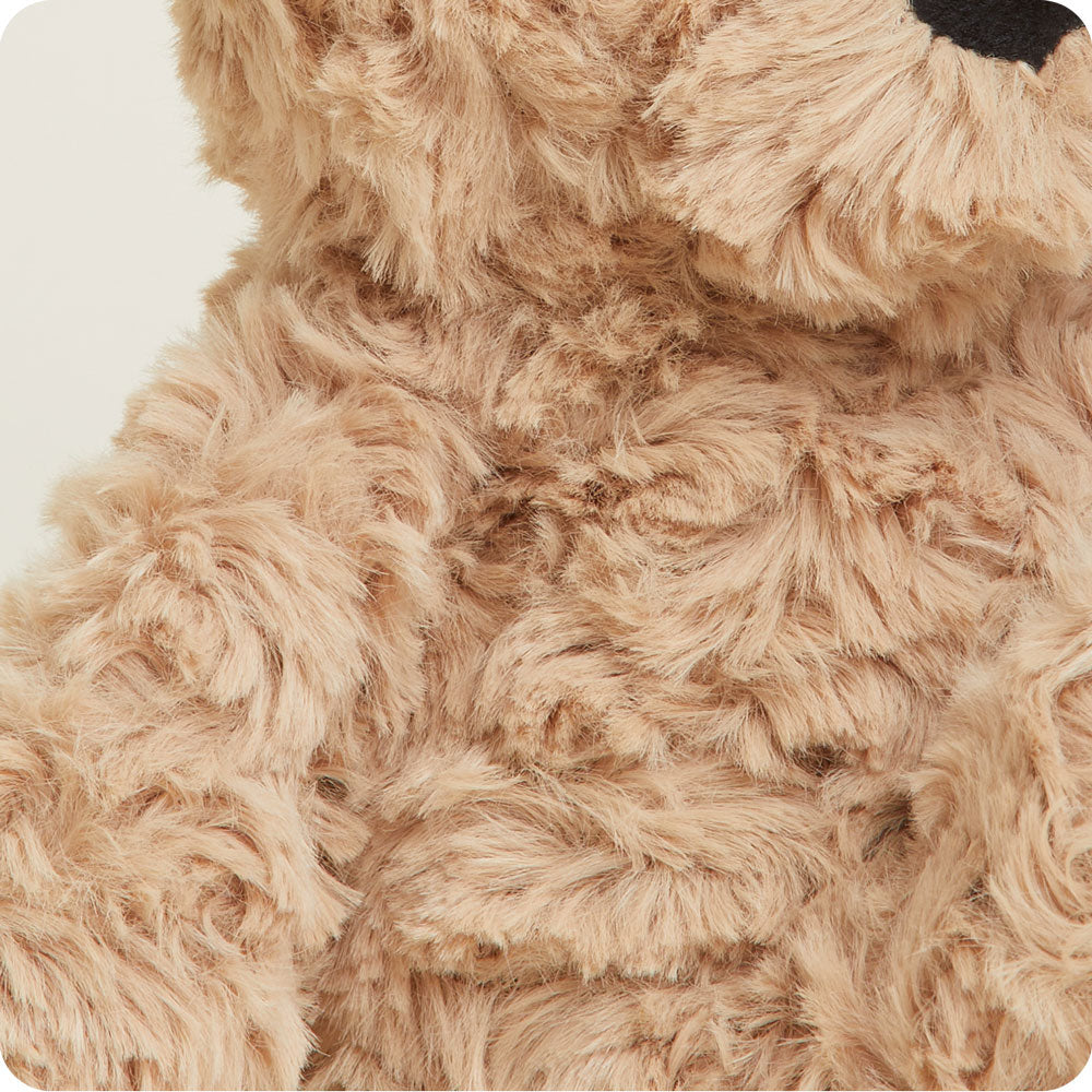 Brown Curly Bear Warmies Junior - Image 6