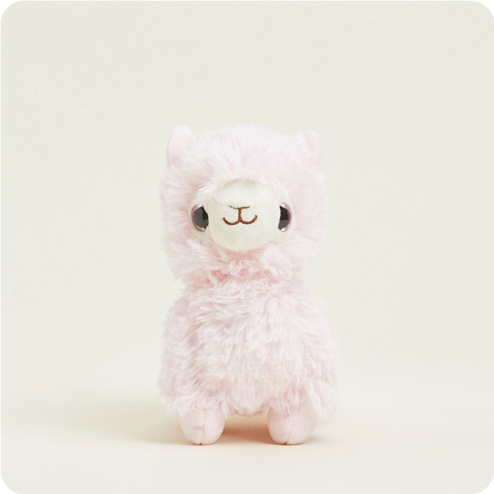 Pink Llama Warmies Junior