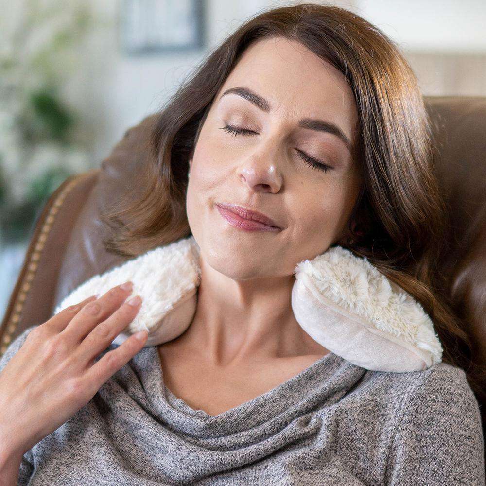 Alternative view of Cream Neck Wrap Warmies