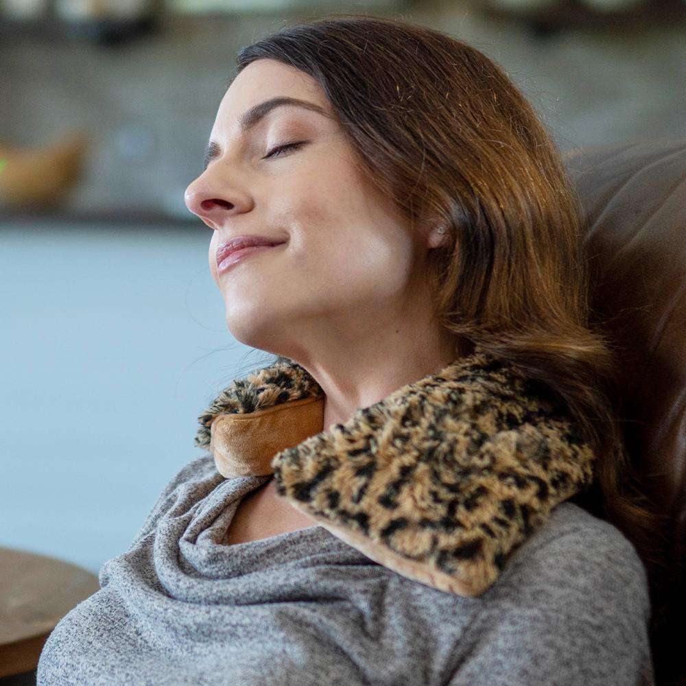 Alternative view of Leopard Neck Wrap Warmies
