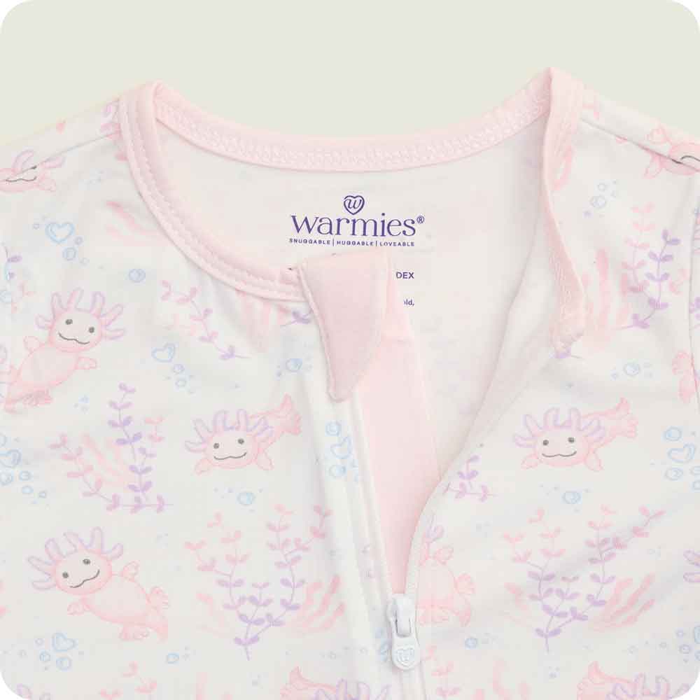 Pink Axolotl Footie Pajamas - Image 5