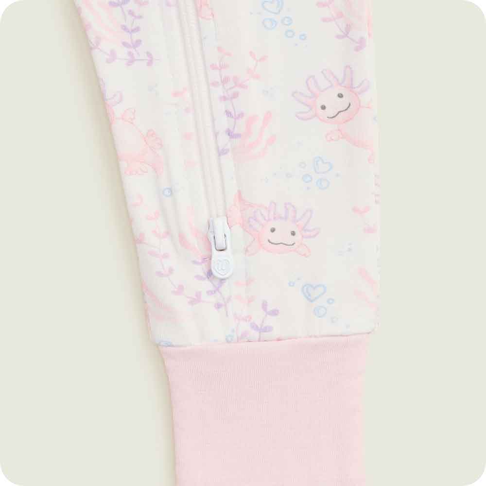 Pink Axolotl Footie Pajamas - Image 7