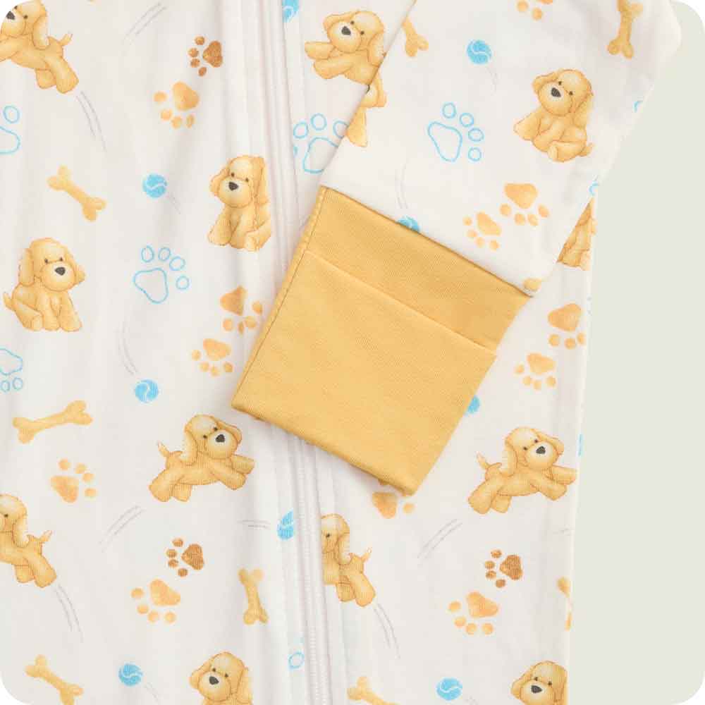 Golden Dog Footie Pajamas - Image 3