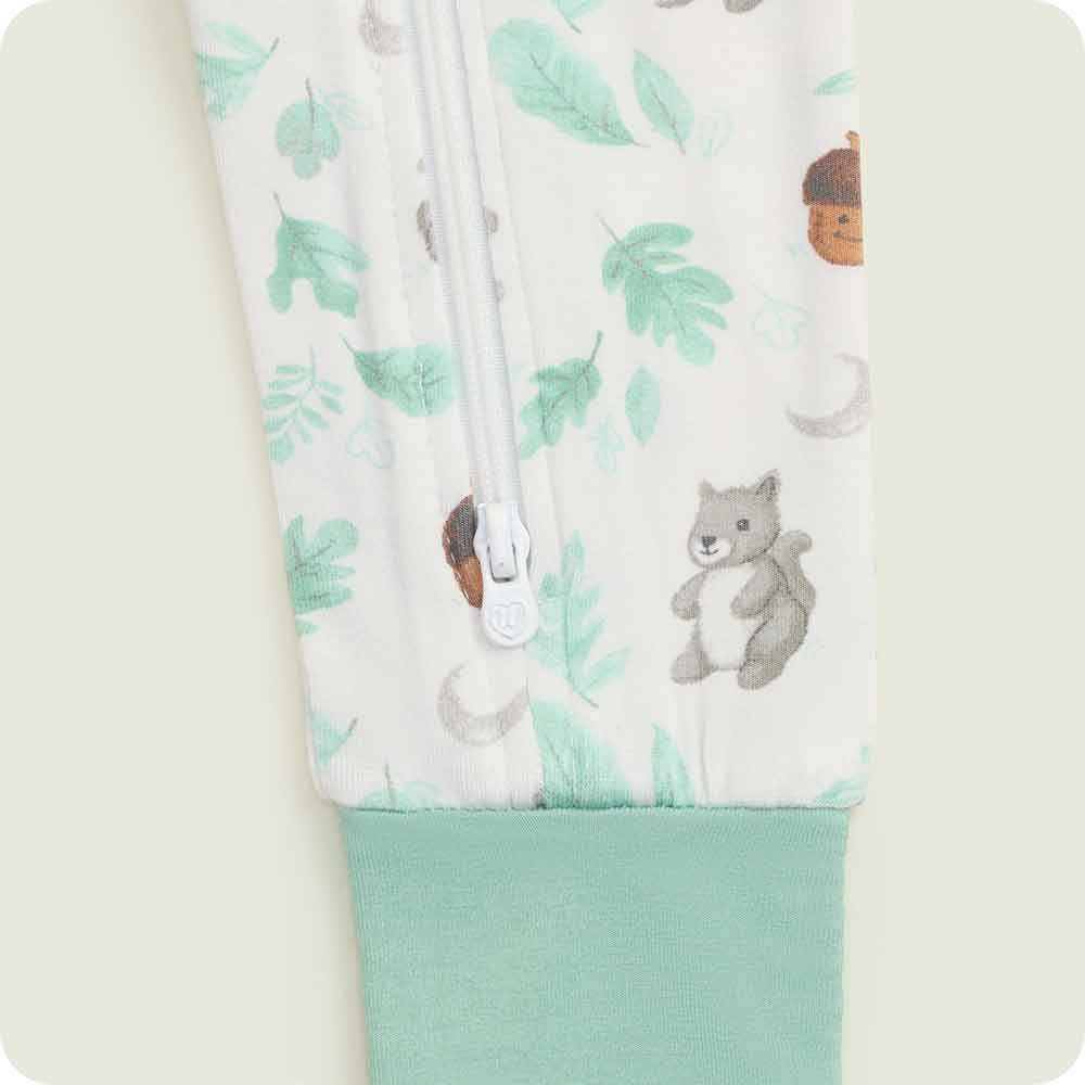 Gray Squirrel Footie Pajamas - Image 5