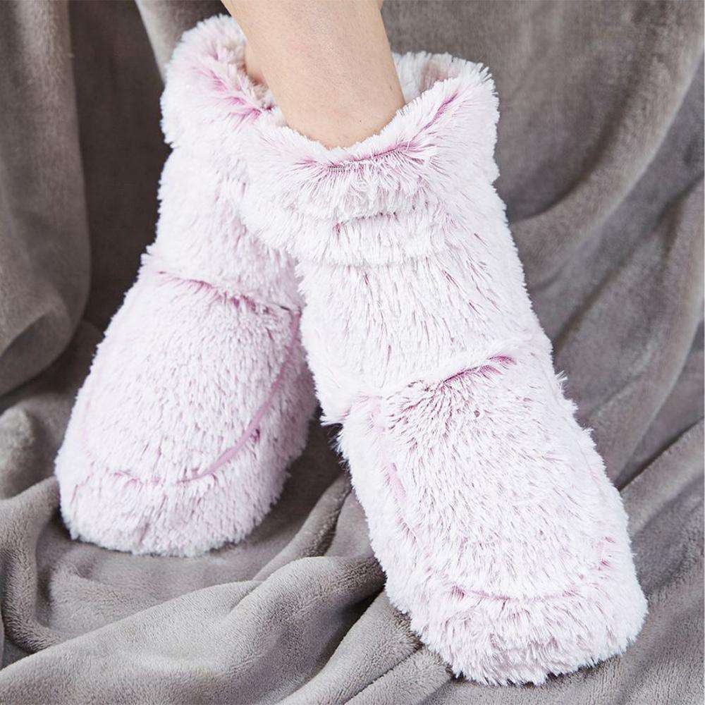 Alternative view of Marshmallow Lavender Boots Warmies