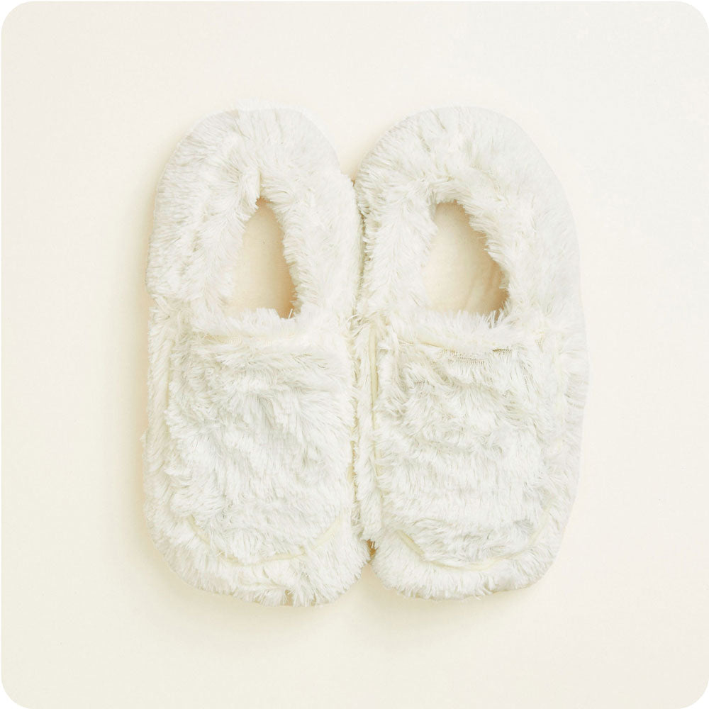 Cream Slippers Warmies