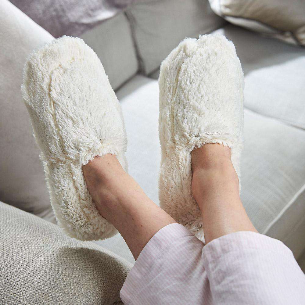 Alternative view of Cream Slippers Warmies