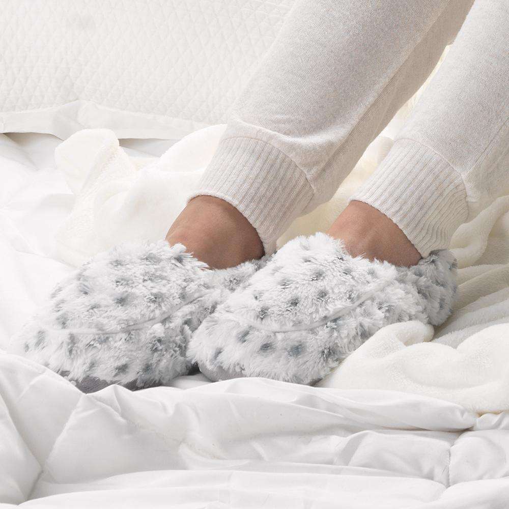 Alternative view of Snowy Slippers Warmies