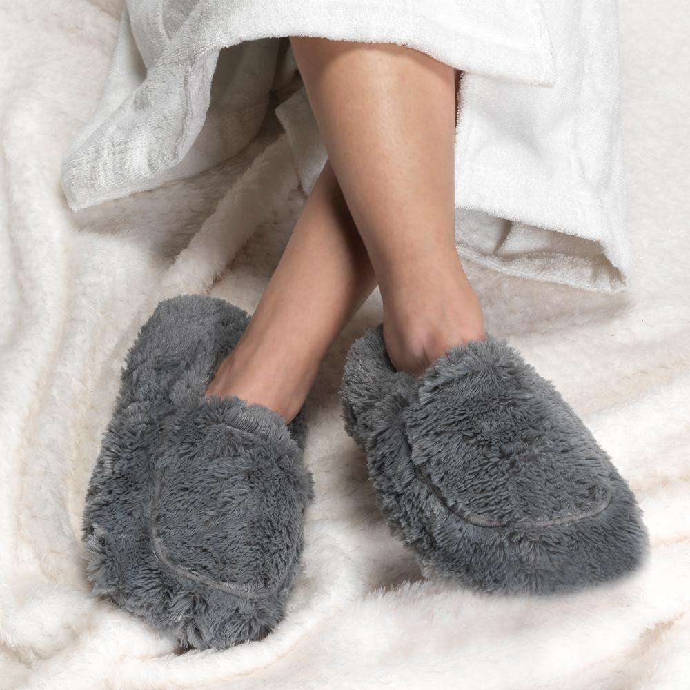 Alternative view of Gray Slippers Warmies