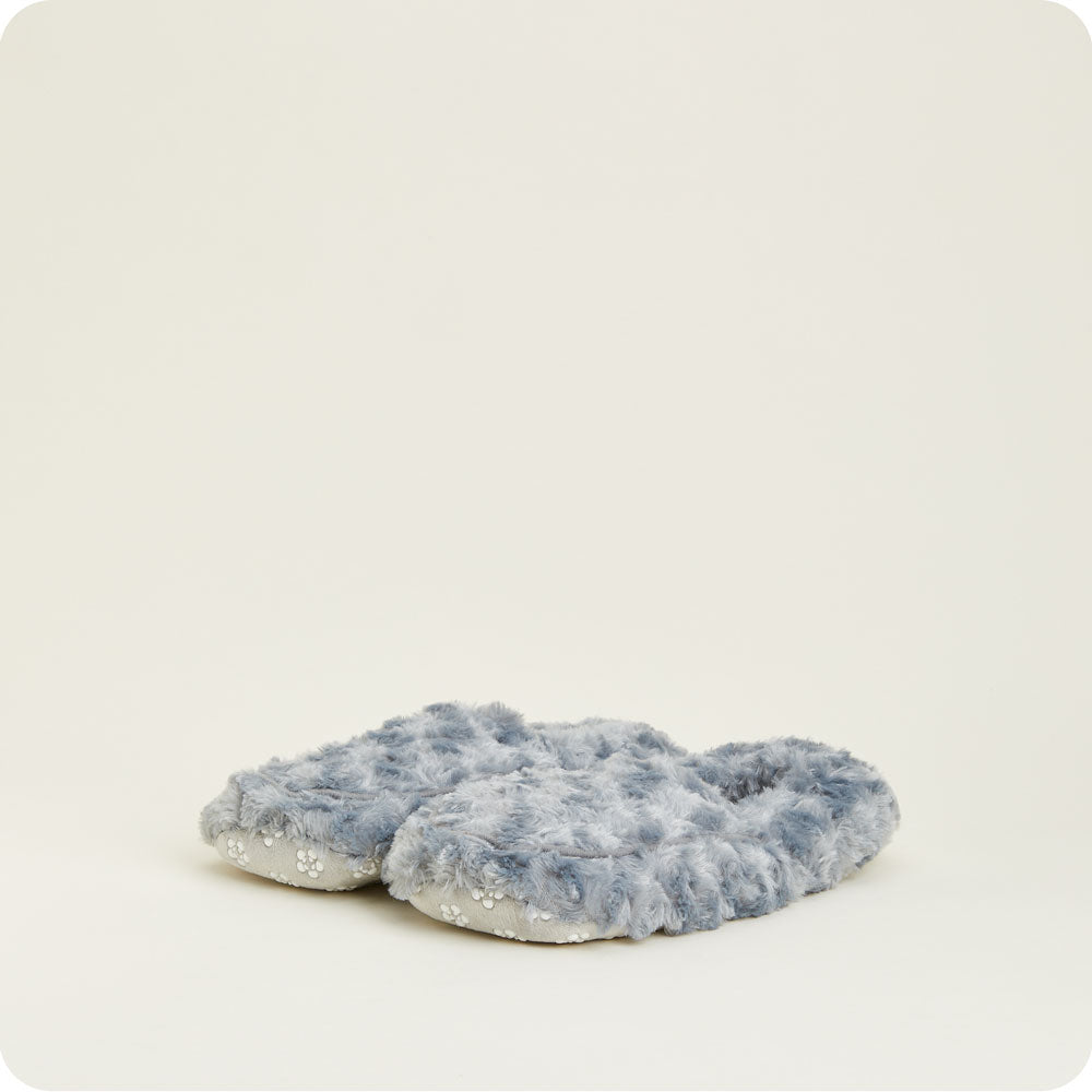 Curly Gray Slippers Warmies - Image 4