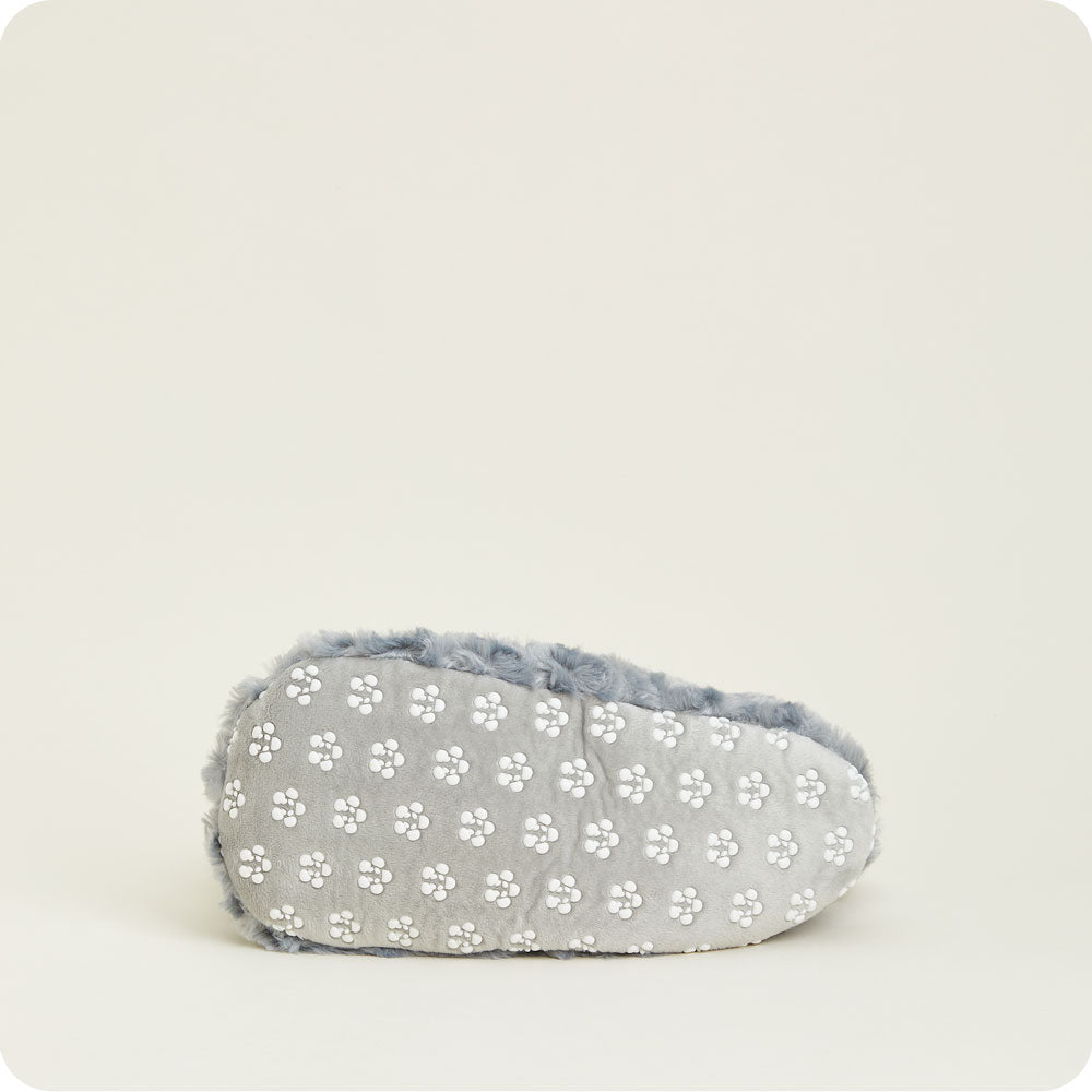 Curly Gray Slippers Warmies - Image 6