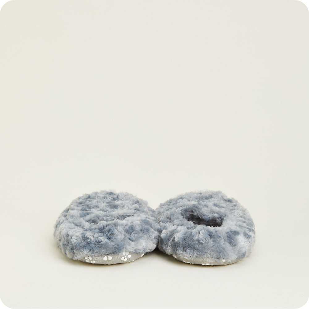Curly Gray Slippers Warmies - Image 7