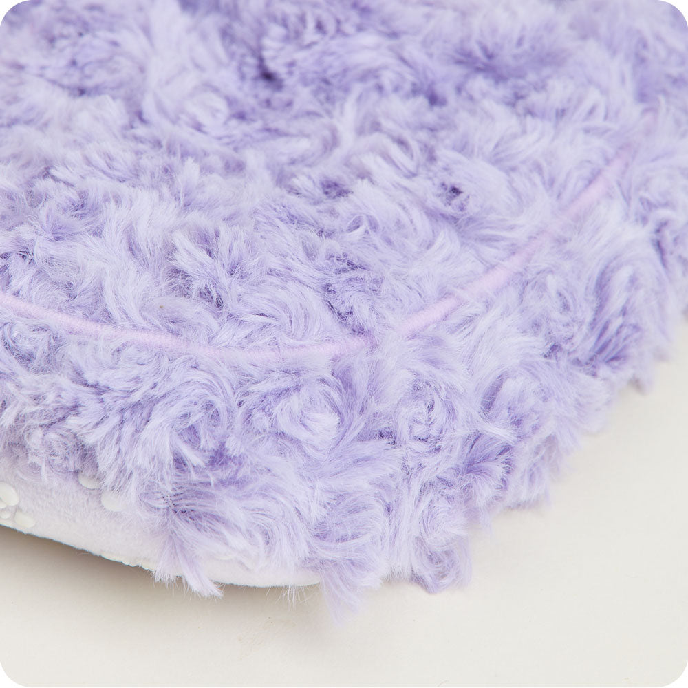 Curly Purple Slippers Warmies - Image 3