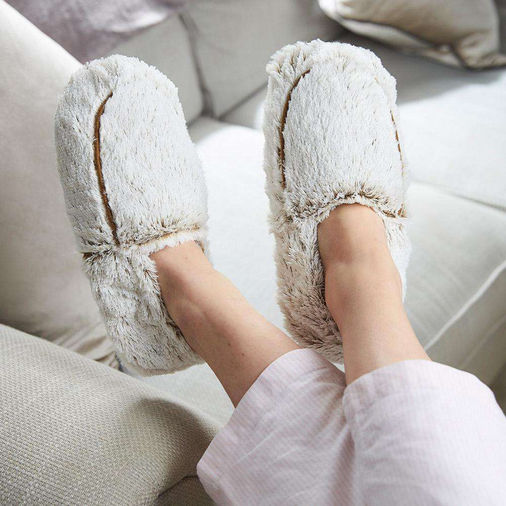 Alternative view of Marshmallow Brown Slippers Warmies