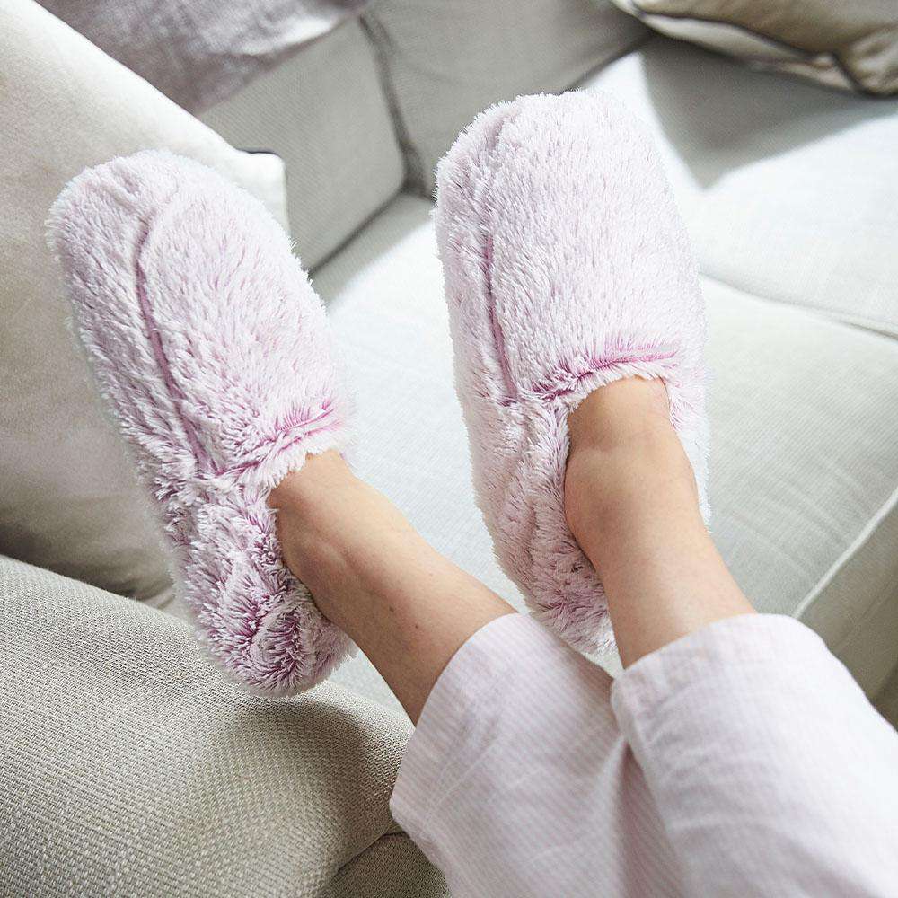 Alternative view of Marshmallow Lavender Slippers Warmies