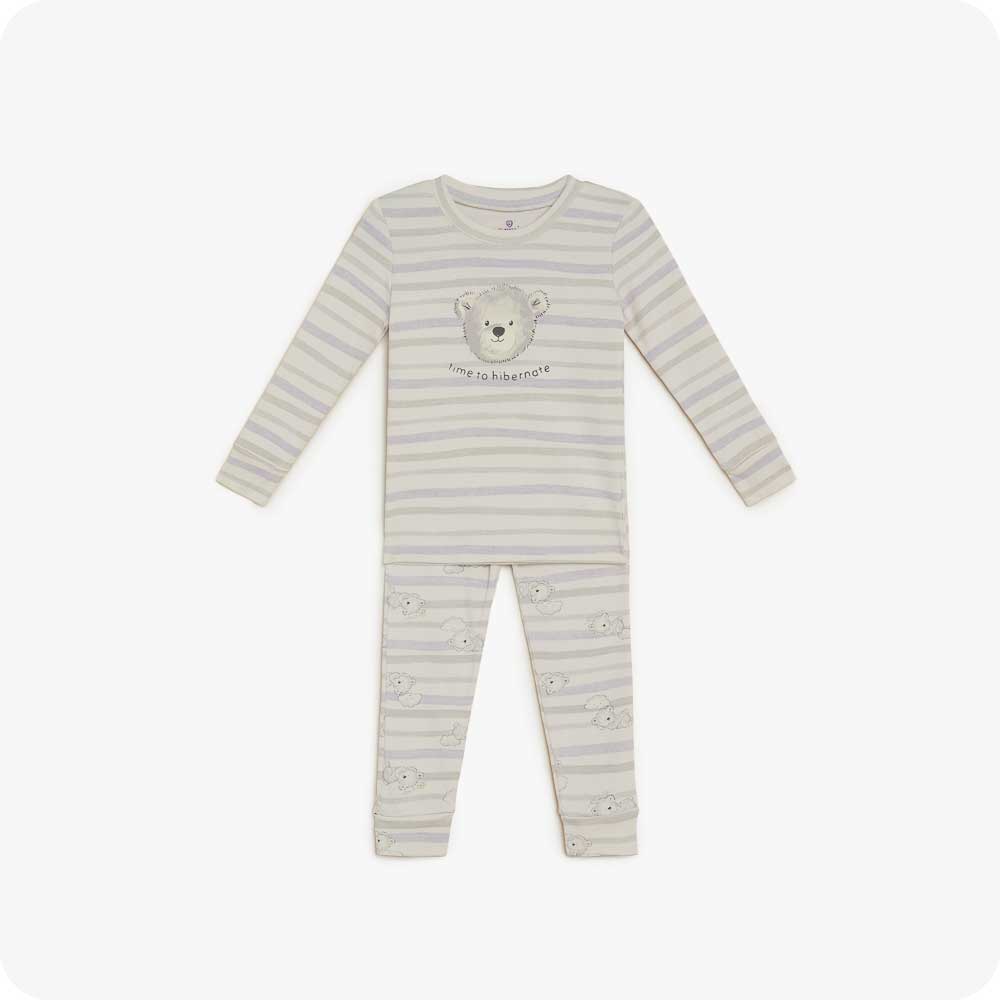 Marshmallow Bear Long Pajamas