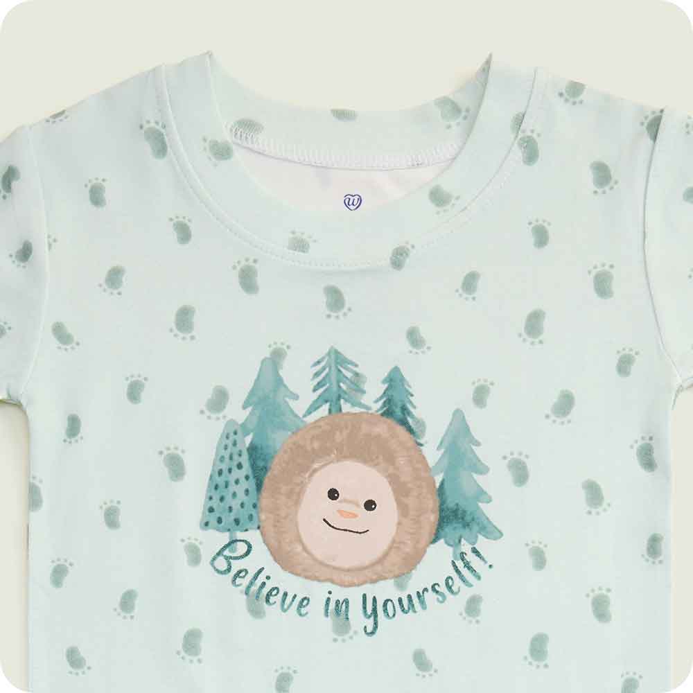 Alternative view of Bigfoot Shorties Pajamas