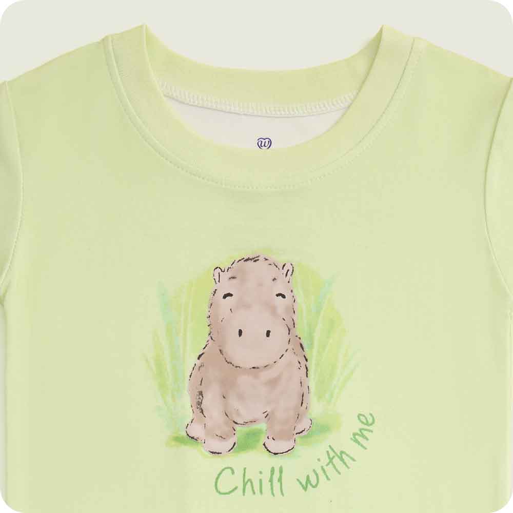Alternative view of Capybara Shorties Pajamas