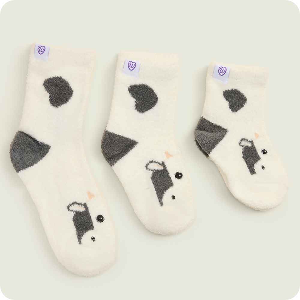 Black and White Cow Kids Sock Set - Image 6