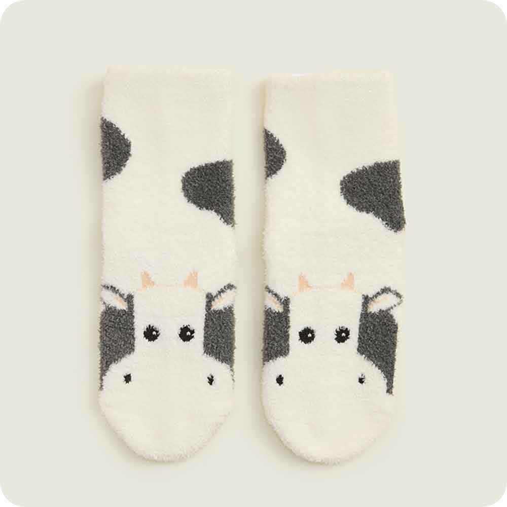 Alternative view of Black and White Cow Kids Sock Set
