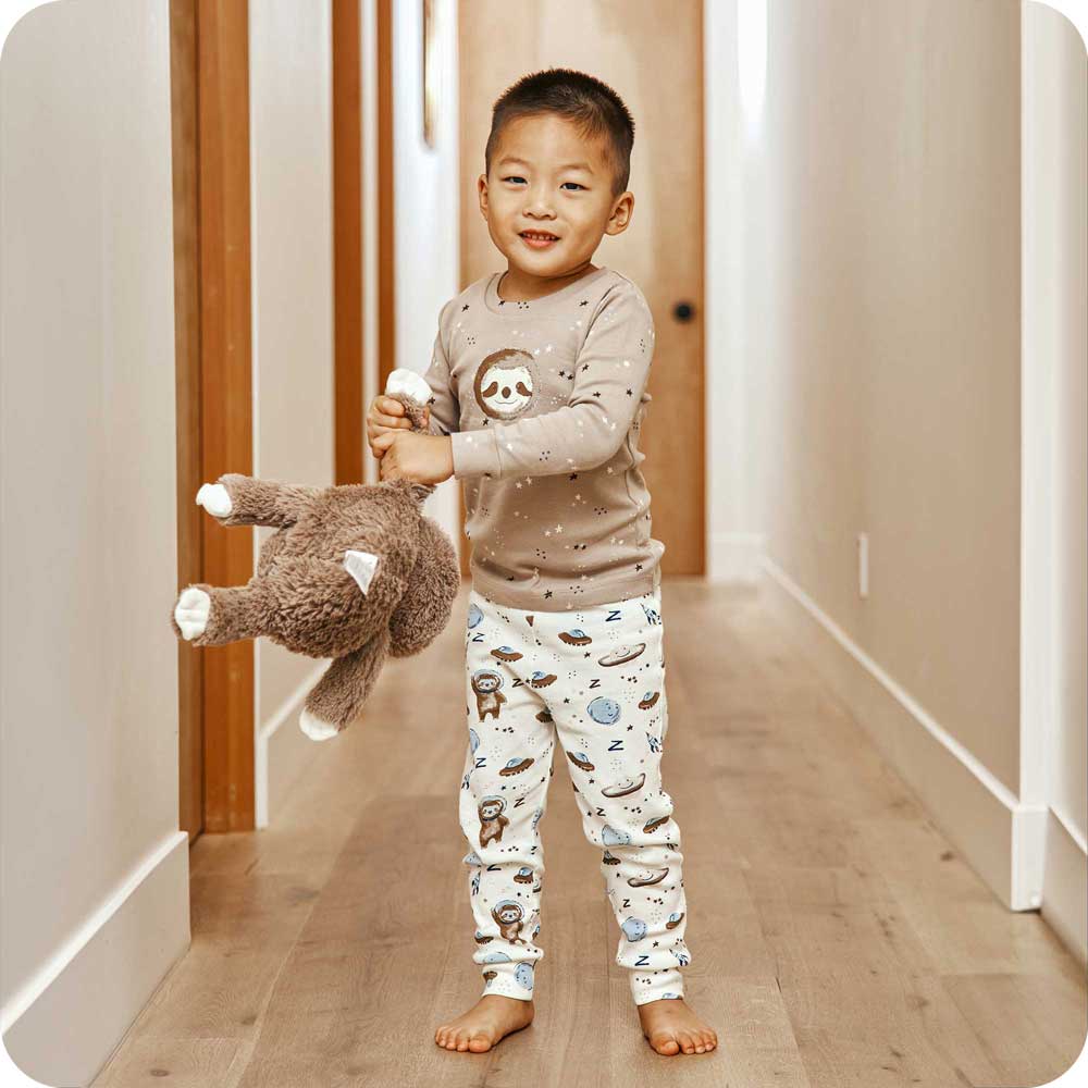 Alternative view of Sloth Long Pajamas