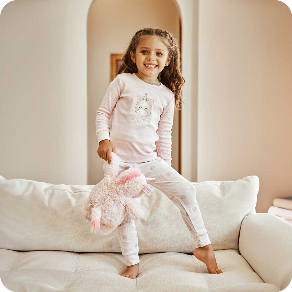 Alternative view of Unicorn Long Pajamas