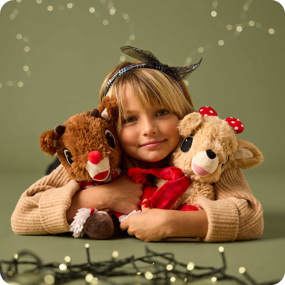 Alternative view of Rudolph with Scarf Warmies