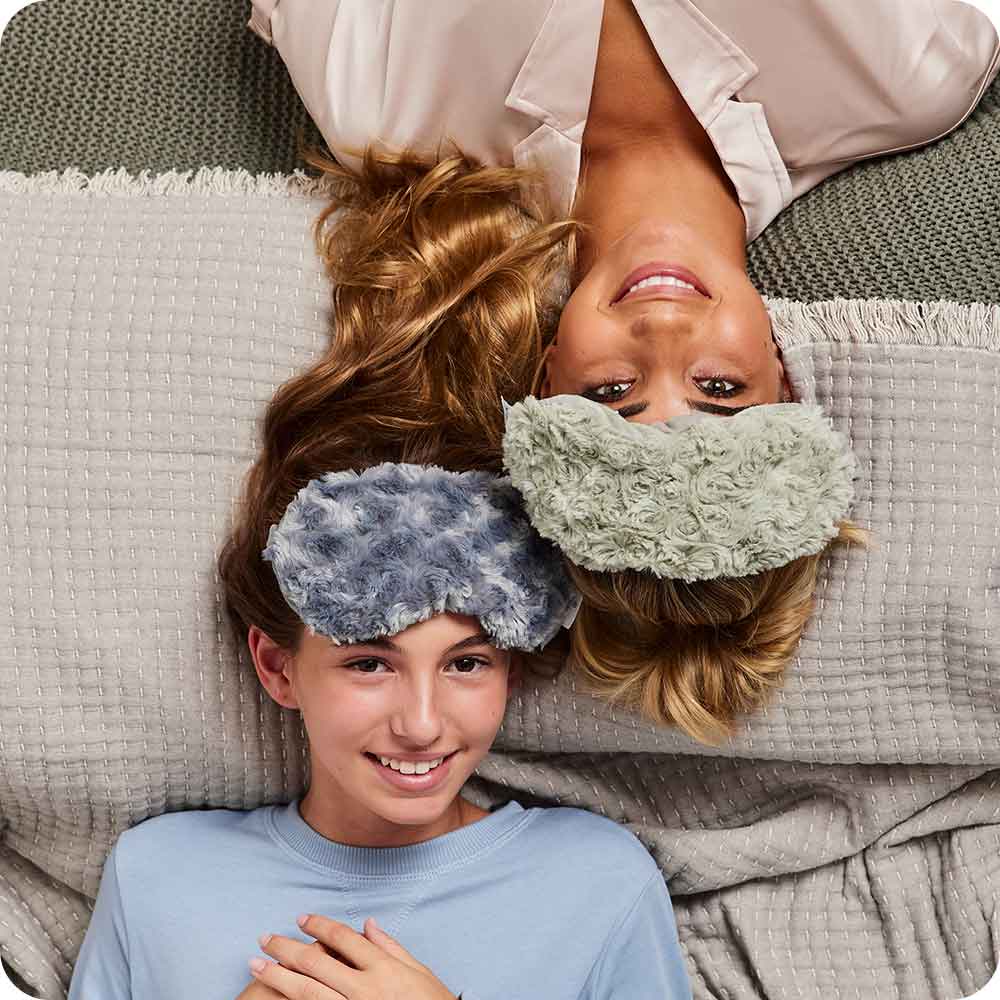 Alternative view of Curly Gray Eye Mask Warmies