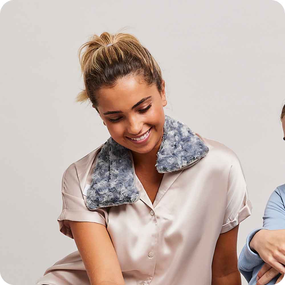Alternative view of Curly Gray Neck Wrap Warmies