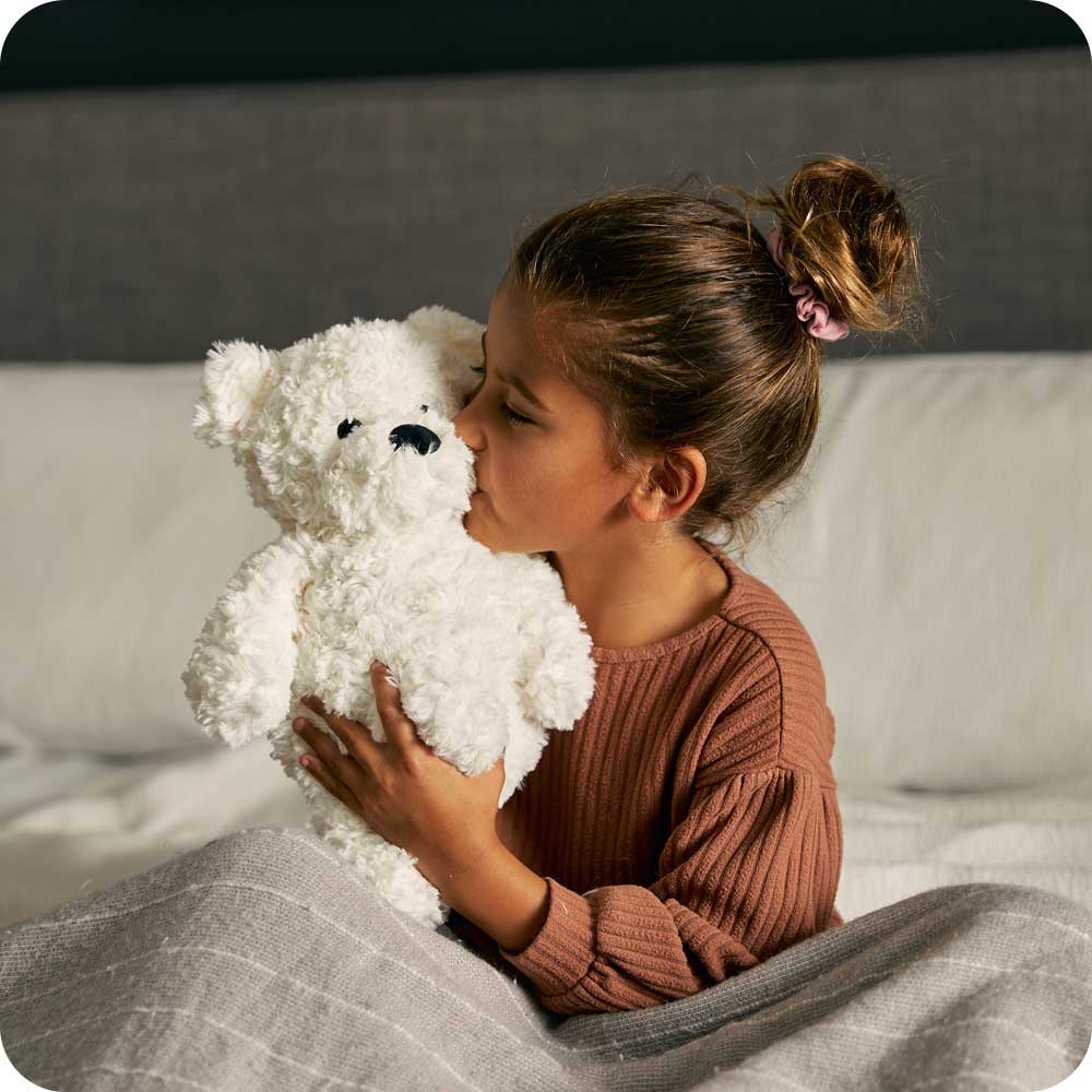 Alternative view of Cream Curly Bear Warmies