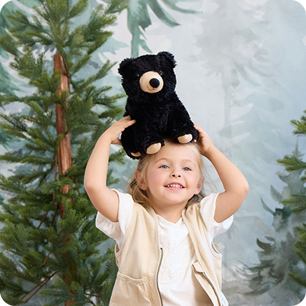 Alternative view of Black Bear Warmies