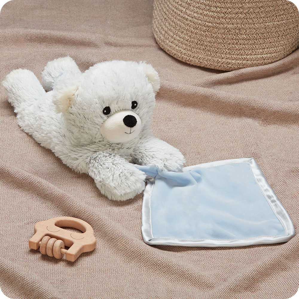 Alternative view of Marshmallow Bear Blankie Warmies