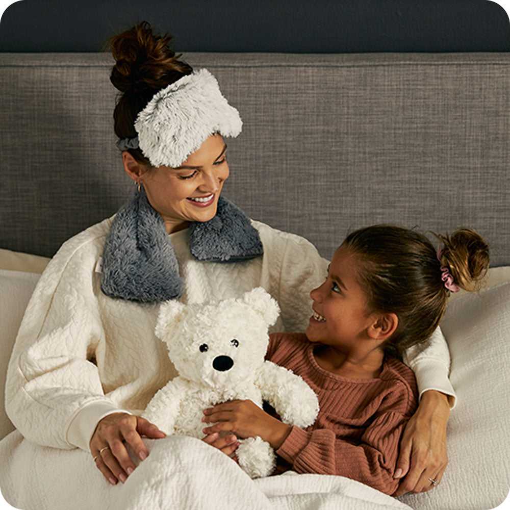 Cream Curly Bear Warmies - Image 3