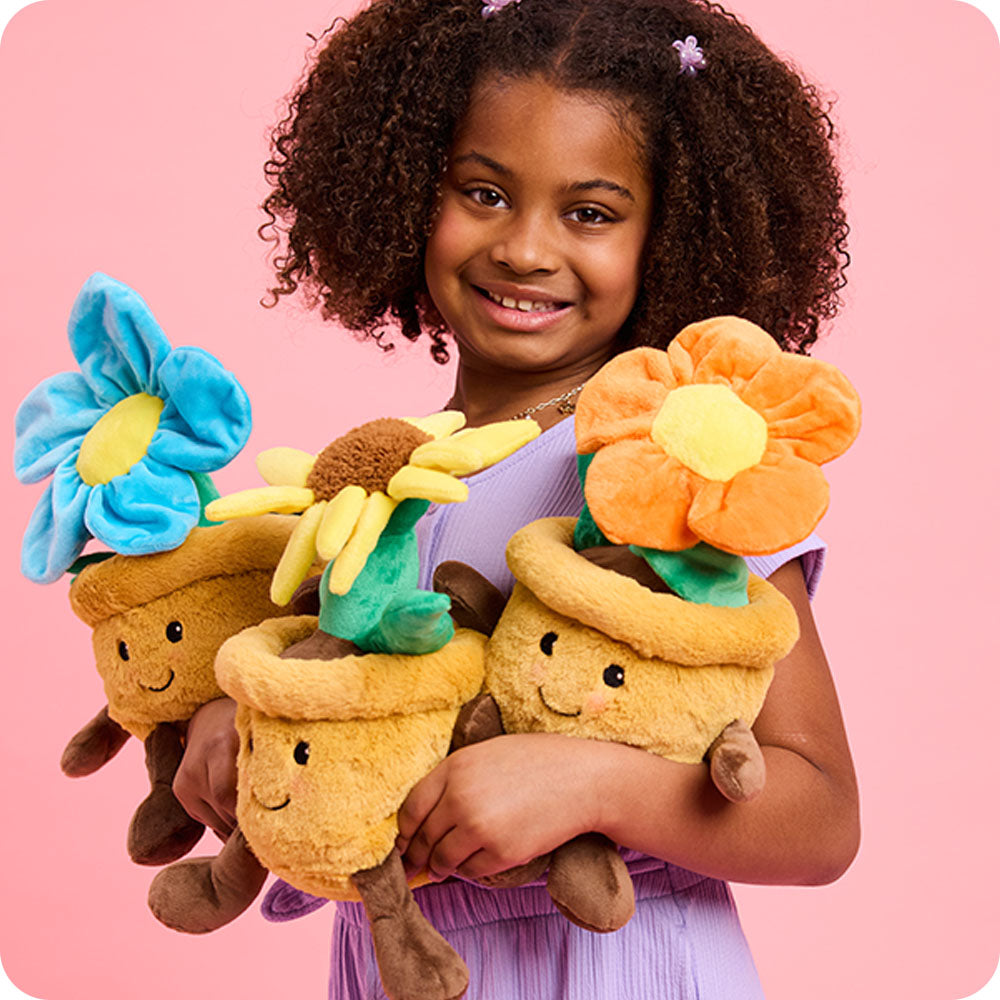 Alternative view of Blue Flower Pot Warmies