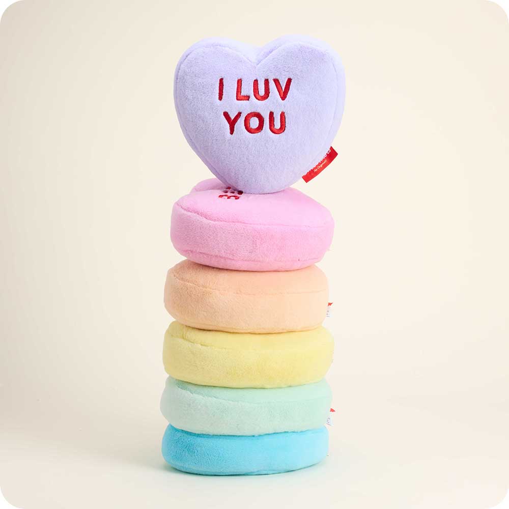 Alternative view of Sweethearts Pink Bestie Heart Warmies